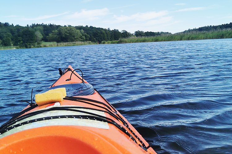 Kanotpaddling på sjön Ärlången